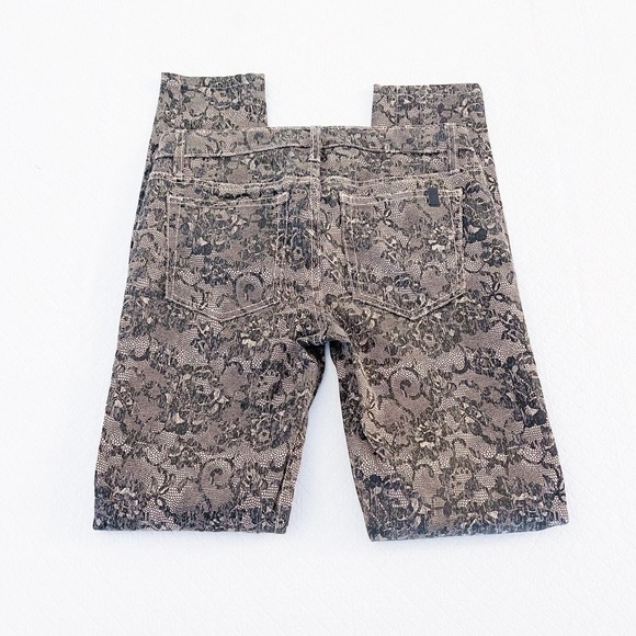 Joe's Chantilly Lace Print Blush Patterned Skinny Denim Jeans SZ26 - Picture 6 of 9